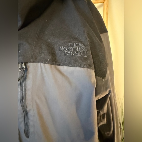 The North Face Men's XL Dry Vent Mid Length Black Gray Jacket Parka Down - Picture 2 of 11